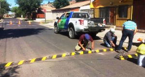 Instalan reductores de velocidad en calles y pasajes de Ovalle