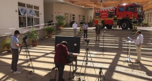 En El Palqui Mediante ceremonia por videoconferencia entregan camión forestal a Bomberos