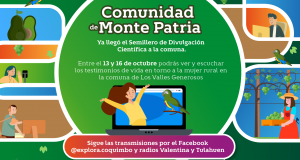 Monte Patria vivirá una interesante iniciativa científica con un foco en la labor de la mujer rural