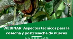 Nuevo webinar: Aspectos técnicos para la cosecha y postcosecha