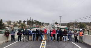 Se inauguró nuevo puente de Manquehua en la comuna de Combarbalá