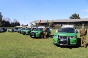 25.8 vehiculos de carabineros