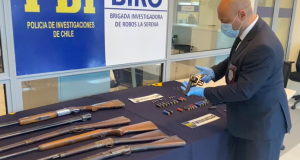 PDI incauta arsenal de armas y municiones de diverso calibre que estaba a la venta en La Serena