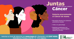 Campaña de Prevención de Cáncer de Mama:  #JuntasSomosMásQueCualquierCáncer