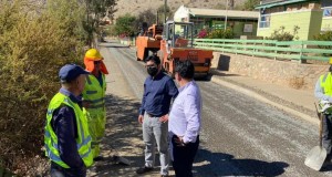 Monte Patria: Se inician trabajos de pavimentación en Los Ángeles de Rapel