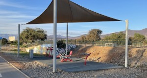 Reponen sombreaderos de “gimnasios al aire libre” en Avenida de Circunvalación en Ovalle