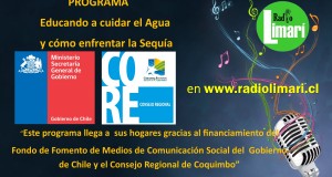 RadioLimari.cl  emite el último capítulo del exitoso ciclo del programa “Educando a cuidar el agua y cómo enfrentar la sequía”