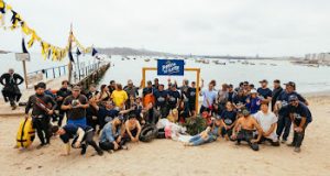 <strong>Cervecería AB InBev junto a su marca Cerveza Corona limpiaron más de dos toneladas de desechos del fondo marino en Coquimbo</strong>