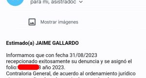 Denuncian en Contraloría a Consejero Javier Vega por amenazas a funcionario público