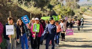 Promueven estilo de vida saludable con caminata familiar en Limarí
