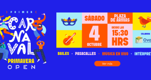 Ovalle se llena de color y alegría con el Carnaval de Primavera de Open Plaza.