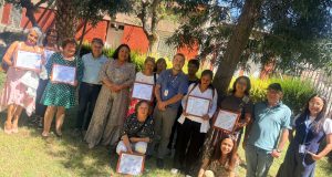 Campesinos y campesinas de Combarbalá se capacitan en agricultura sostenible y agroecología.