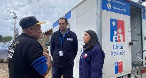 IPS ChileAtiende despliega atención móvil para apoyar a familias afectadas por la emergencia